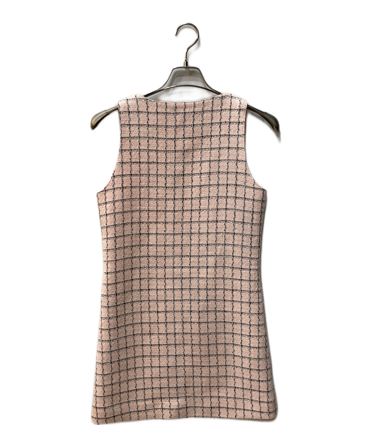 中古・古着通販】darich (ダーリッチ) フロントファスナーツイードミニ