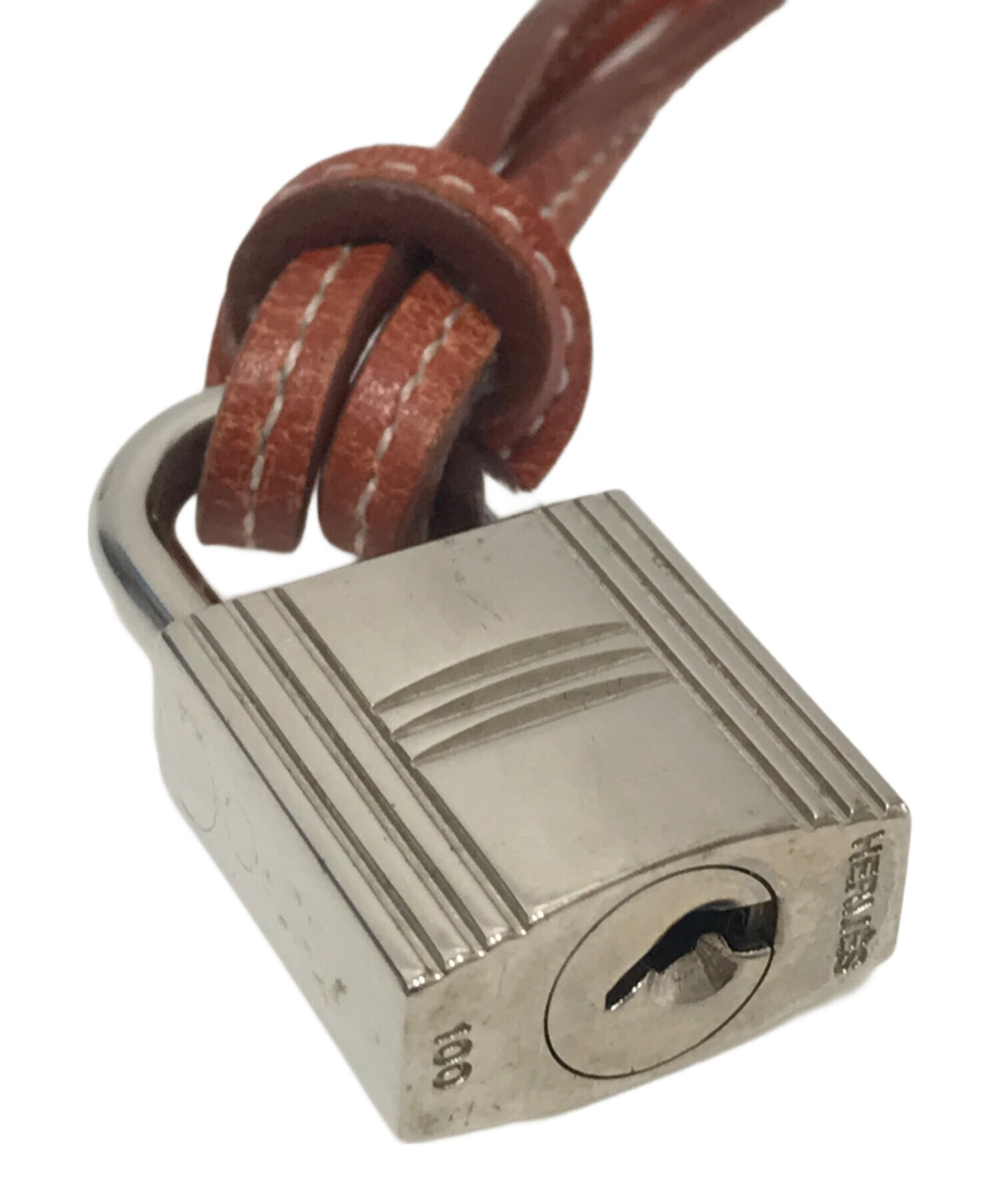 中古・古着通販】HERMES (エルメス) レザーストラップカデナネックレス