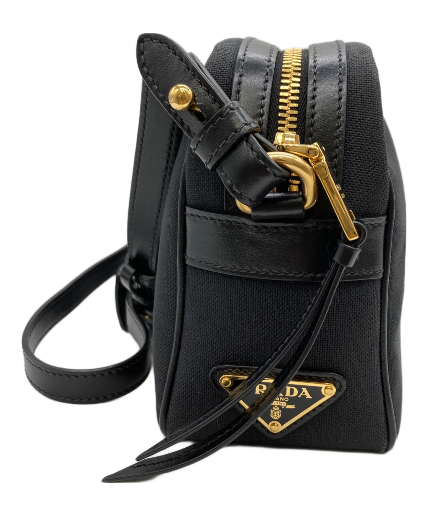 中古・古着通販】PRADA (プラダ) ロゴジャガードショルダーバッグ