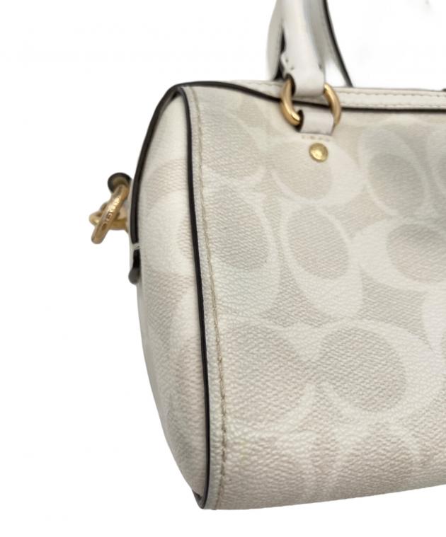 中古・古着通販】COACH (コーチ) 2WAYミニショルダーバッグ ホワイト