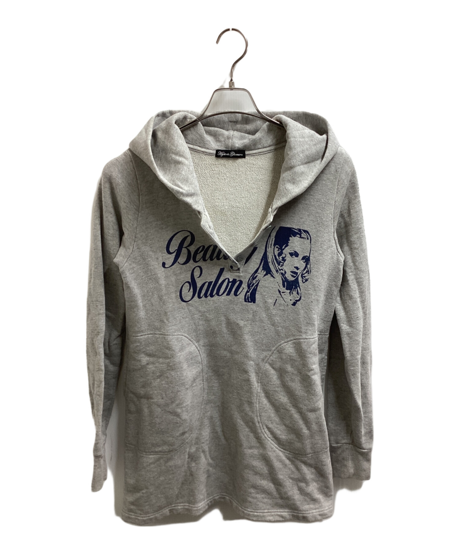 中古・古着通販】Hysteric Glamour Button detail Print Hoodie