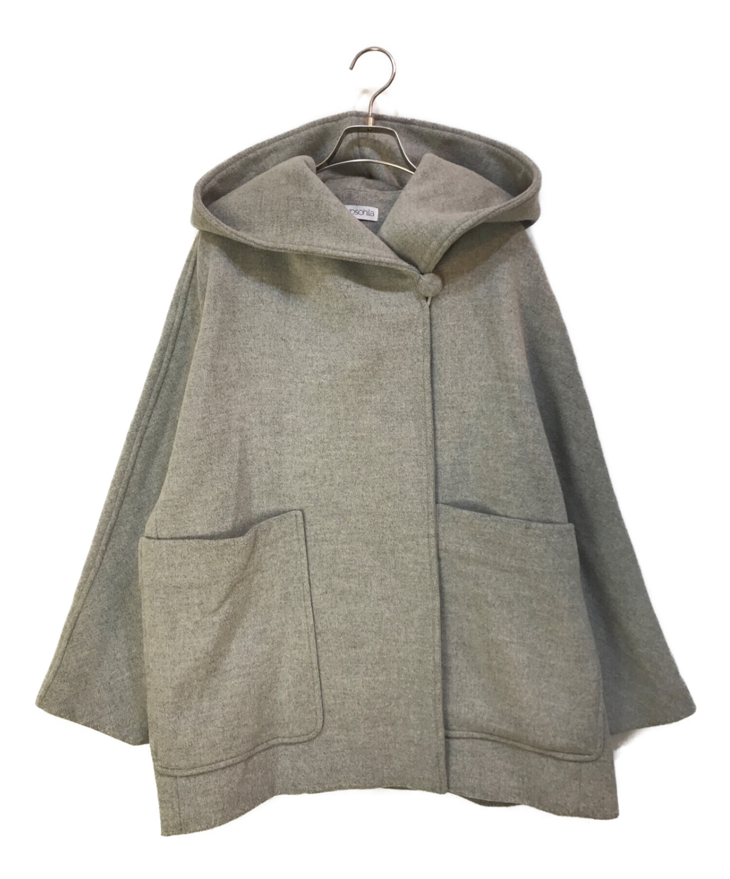 中古・古着通販】Gypsohila (ジプソフィア) Short Opera Coat グレー