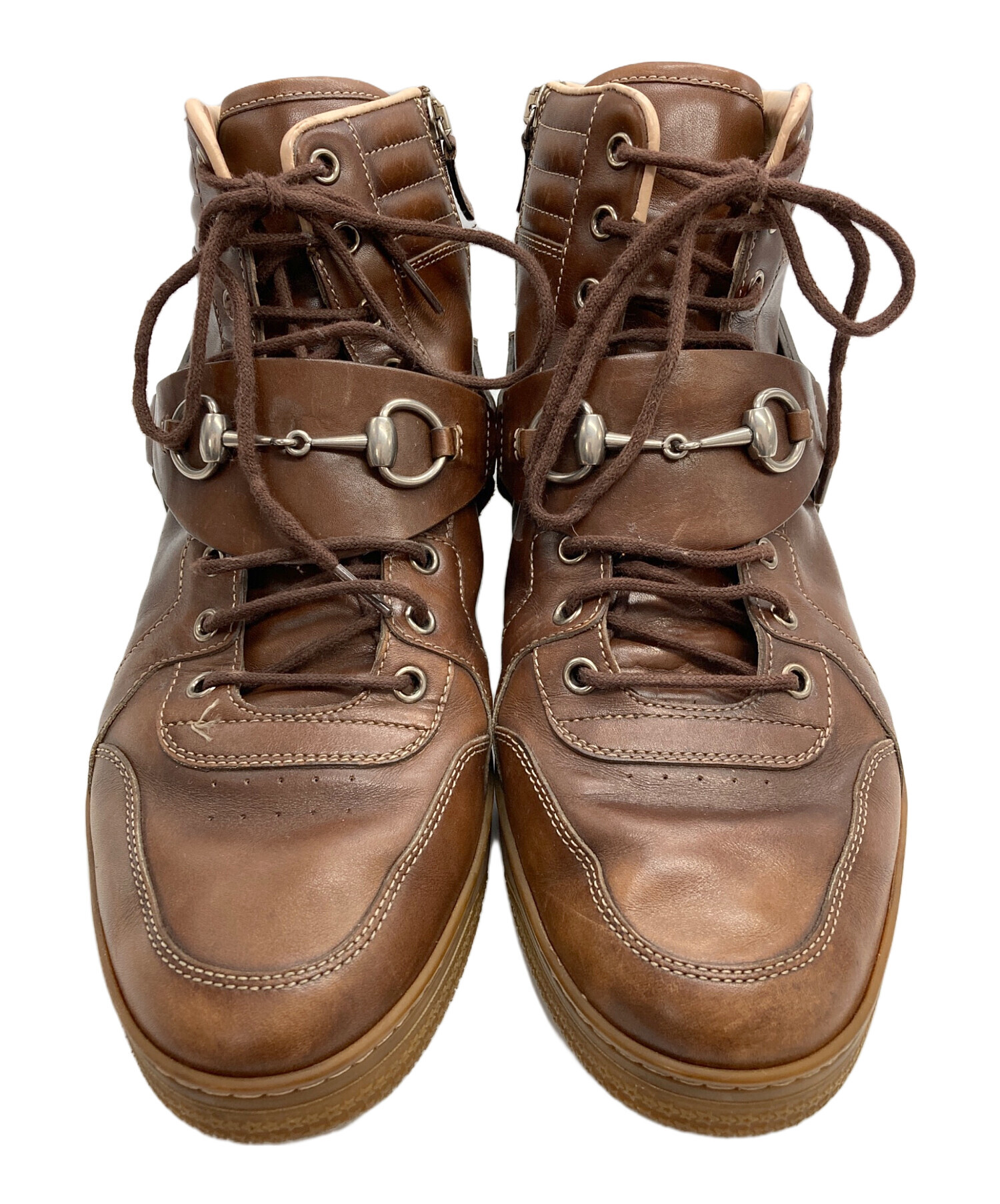 中古・古着通販】GUCCI (グッチ) ホースビットハイカットスニーカー