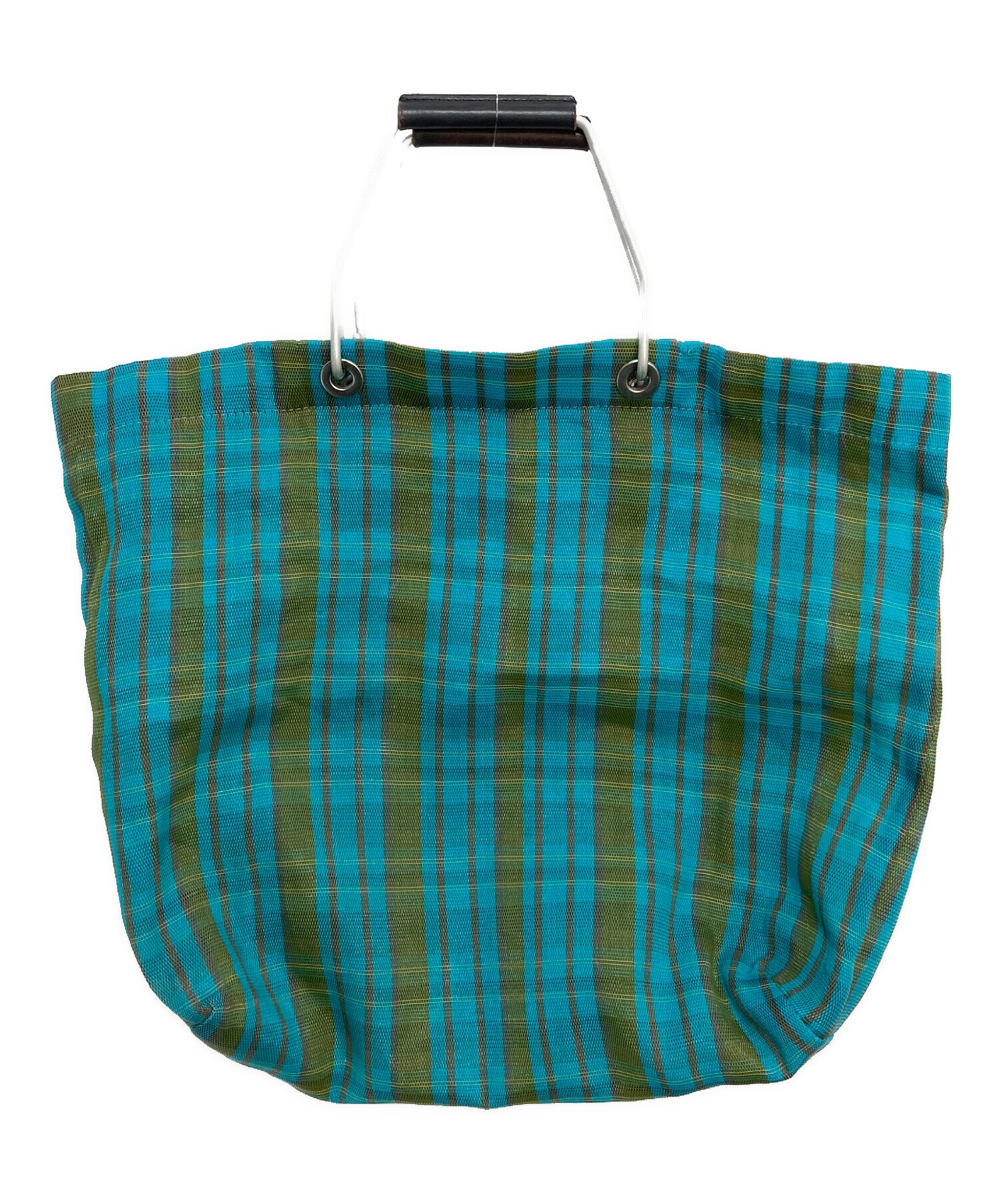 中古・古着通販】MARNI (マルニ) ストライプバッグ ブルー｜ブランド