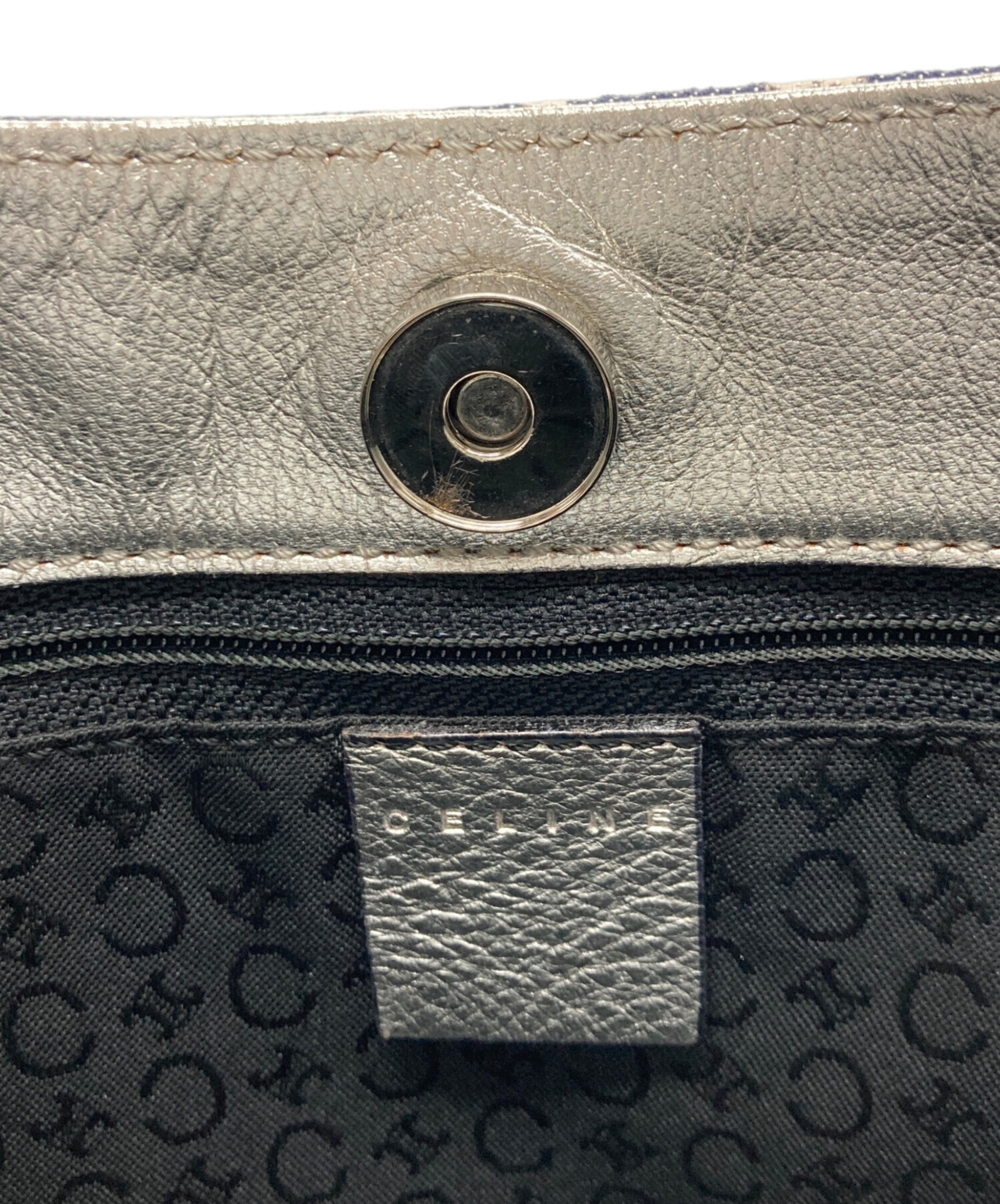 中古・古着通販】CELINE (セリーヌ) Cマカダム柄ワンショルダーバッグ