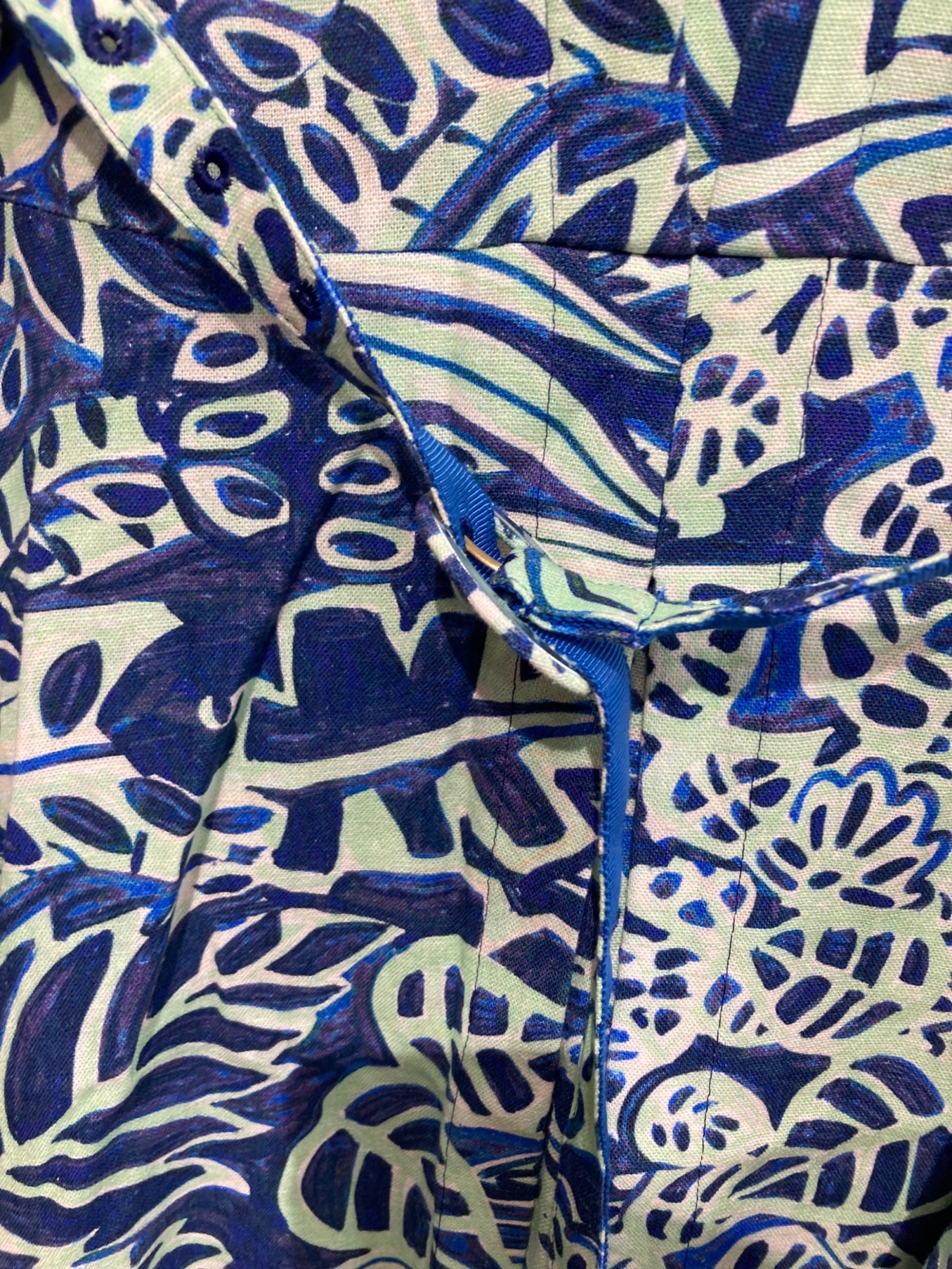 中古・古着通販】ANAYI (アナイ) 花柄リネンブレンドノースリーブ