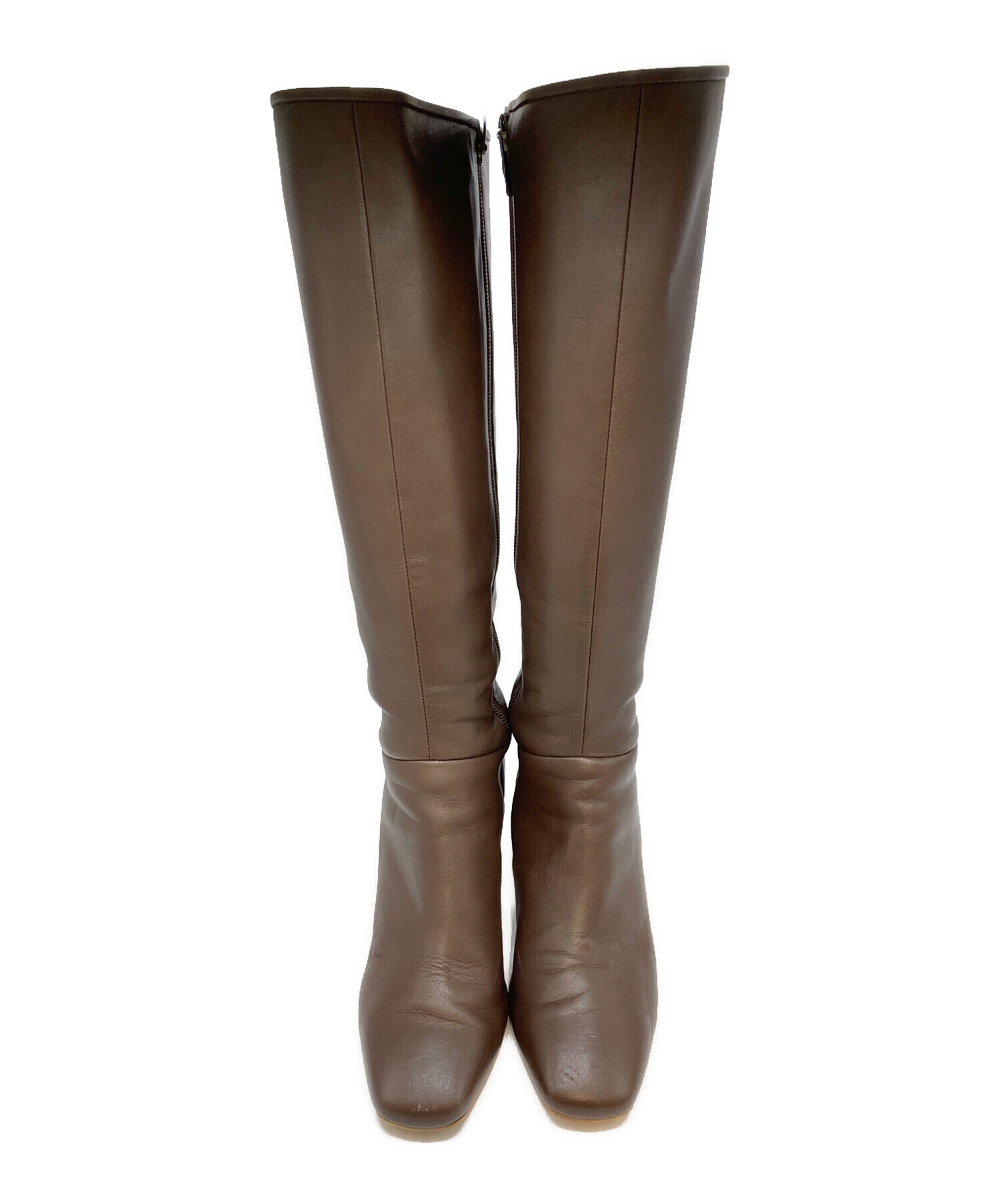 中古・古着通販】DIANA (ダイアナ) 美脚シンプルロングブーツ ブラウン