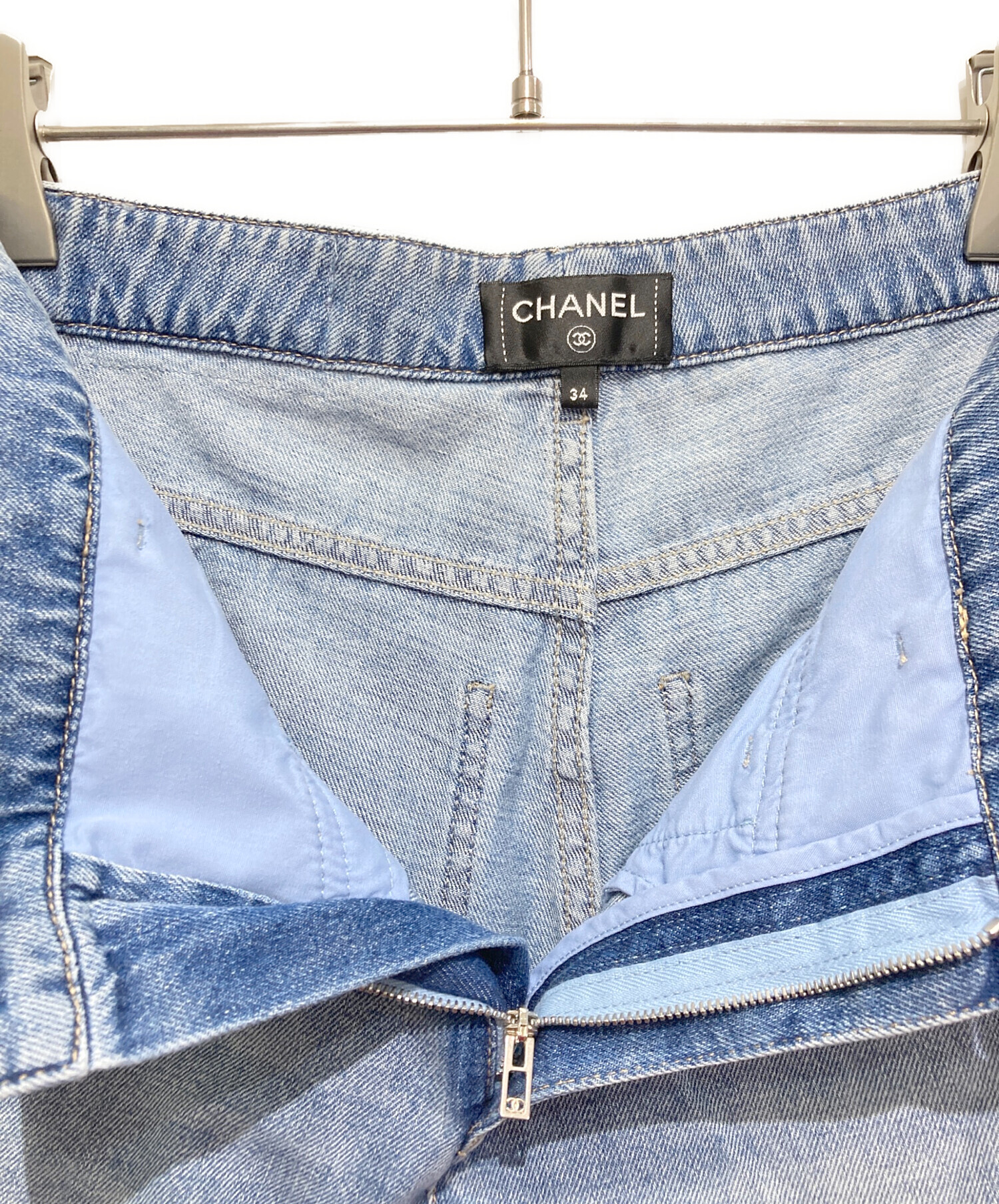 中古・古着通販】CHANEL (シャネル) ココビーチデニムパンツ