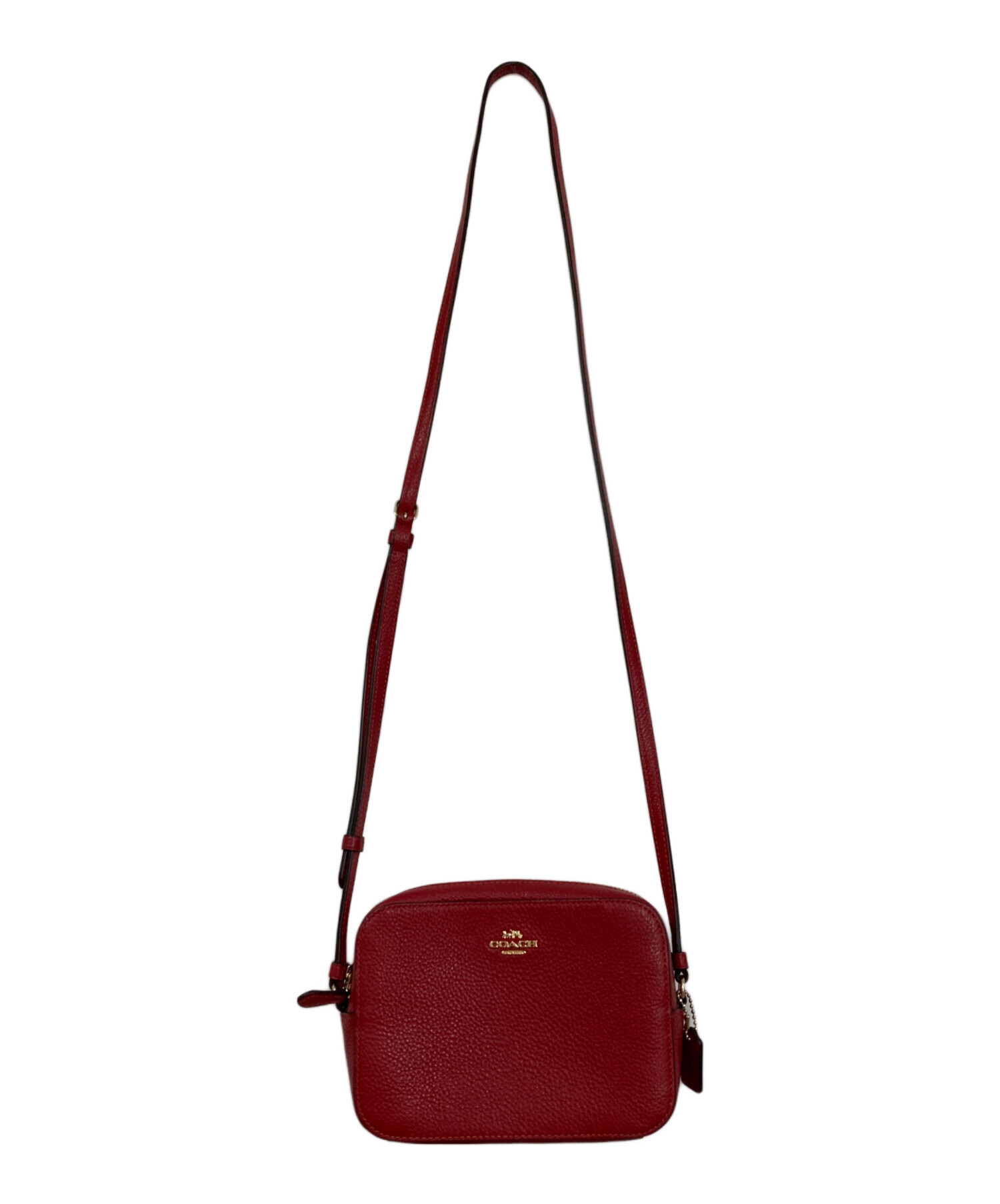 中古・古着通販】COACH (コーチ) ショルダーバッグ レッド｜ブランド