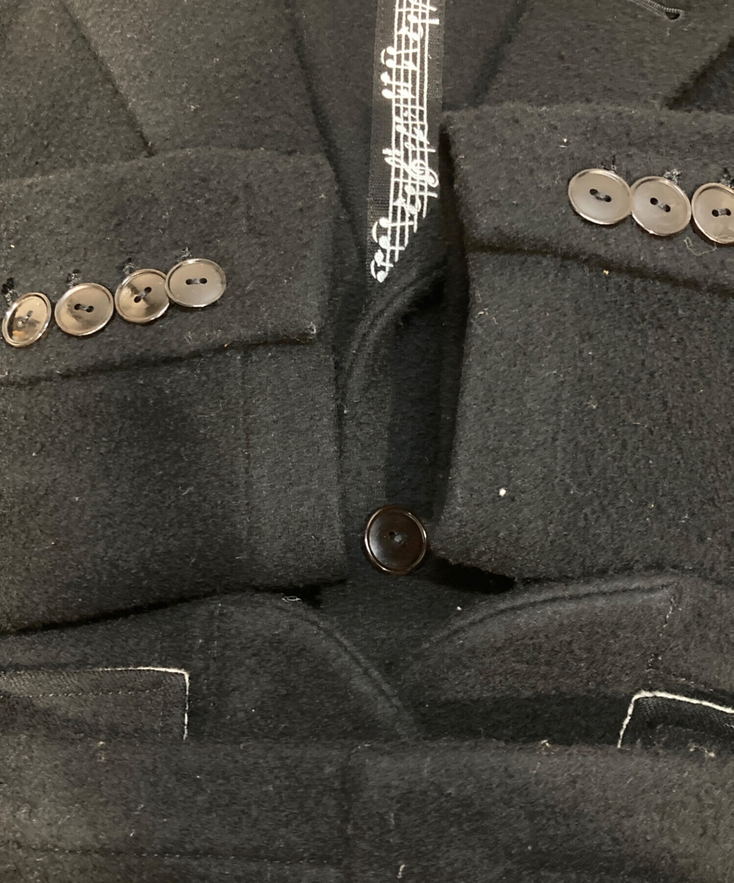 中古・古着通販】NUMBER (N)INE (ナンバーナイン) 音符テープウール