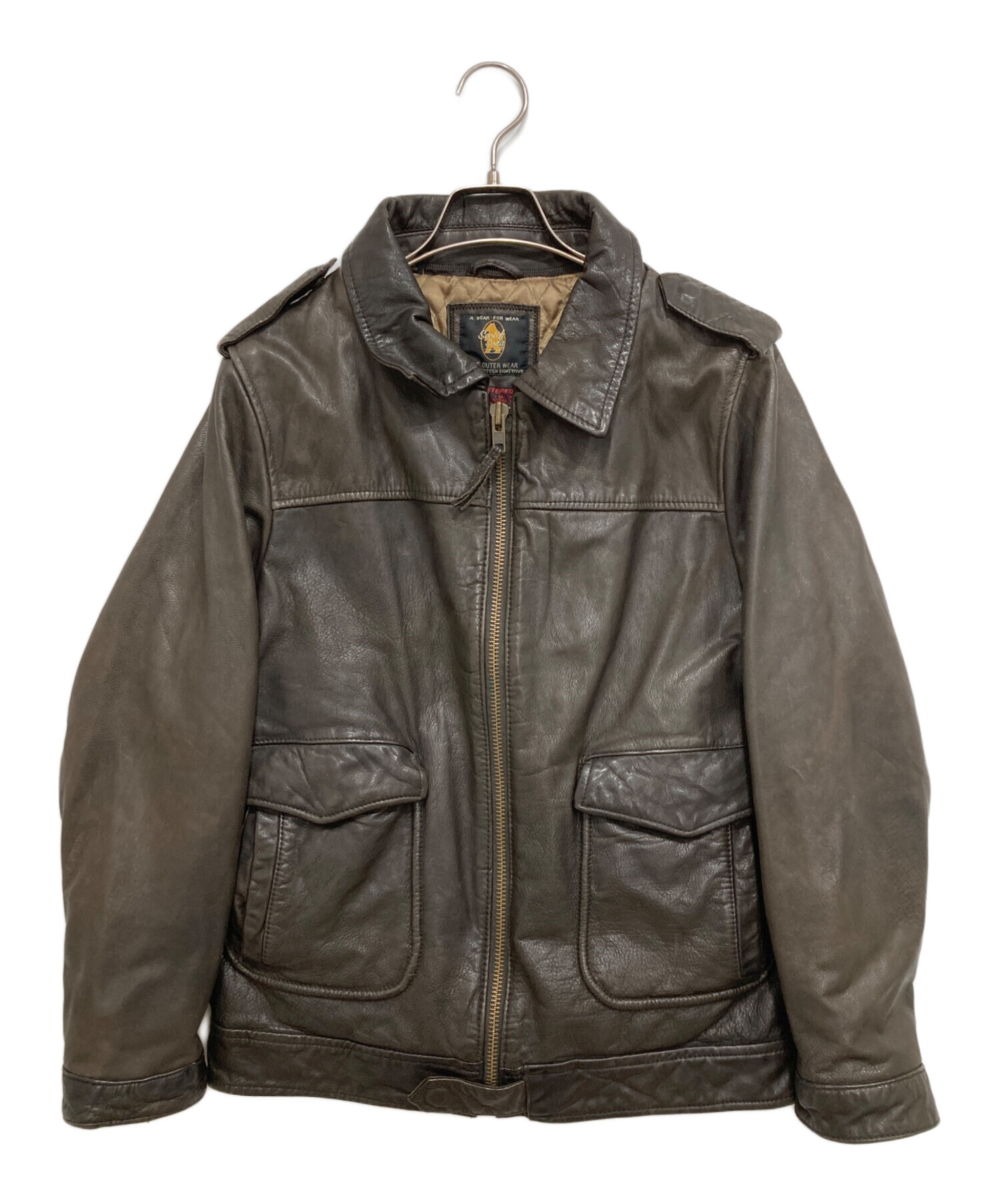 中古・古着通販】Golden Bear (ゴールデンベア) レザージャケット