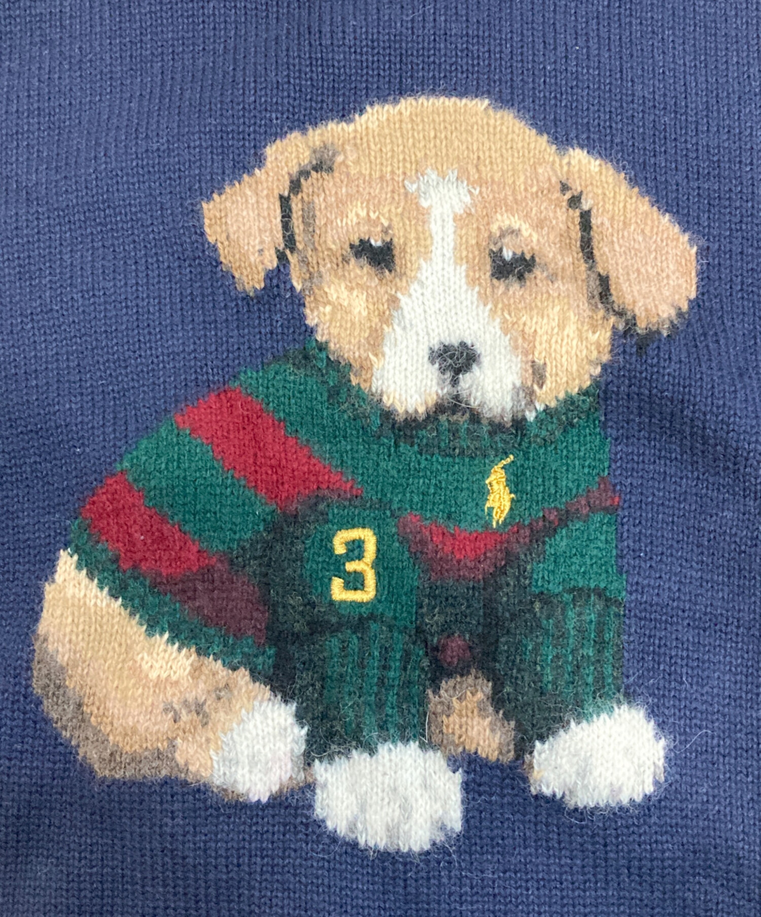 中古・古着通販】POLO RALPH LAUREN (ポロ・ラルフローレン) 犬刺繍