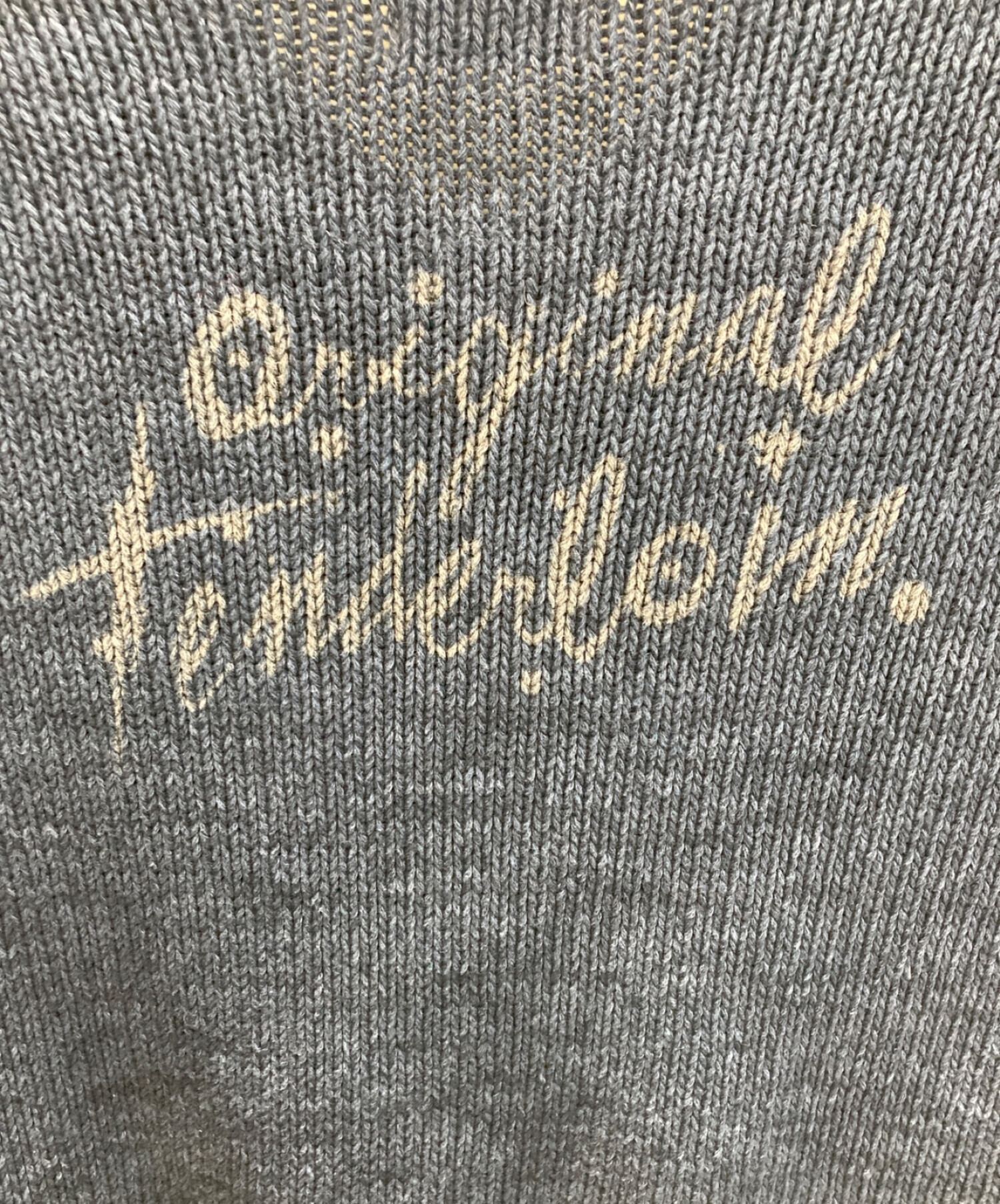 中古・古着通販】TENDERLOIN (テンダーロイン) V-NECK COTTON KNIT