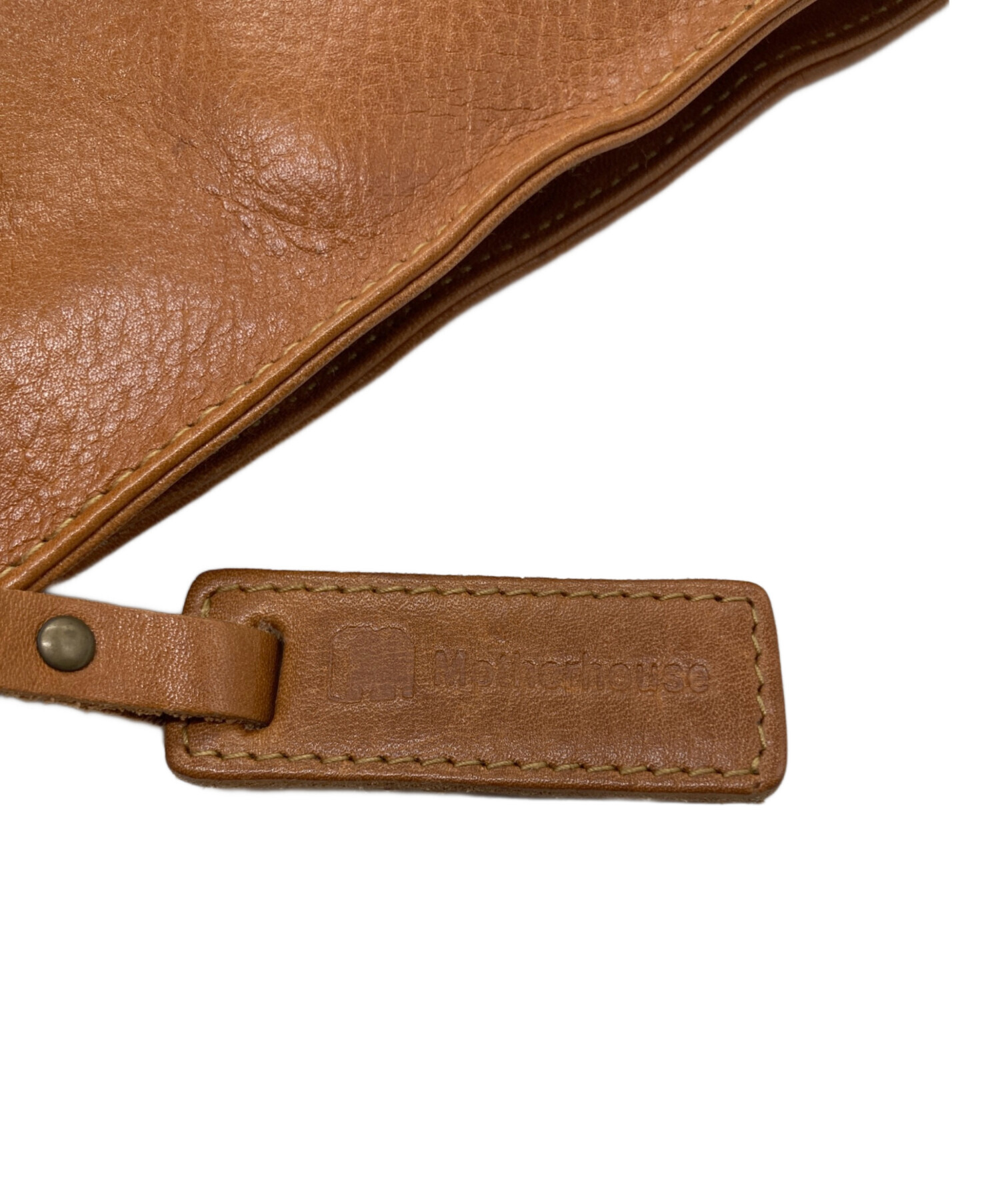 中古・古着通販】MOTHERHOUSE (マザーハウス) レザーショルダーバッグ