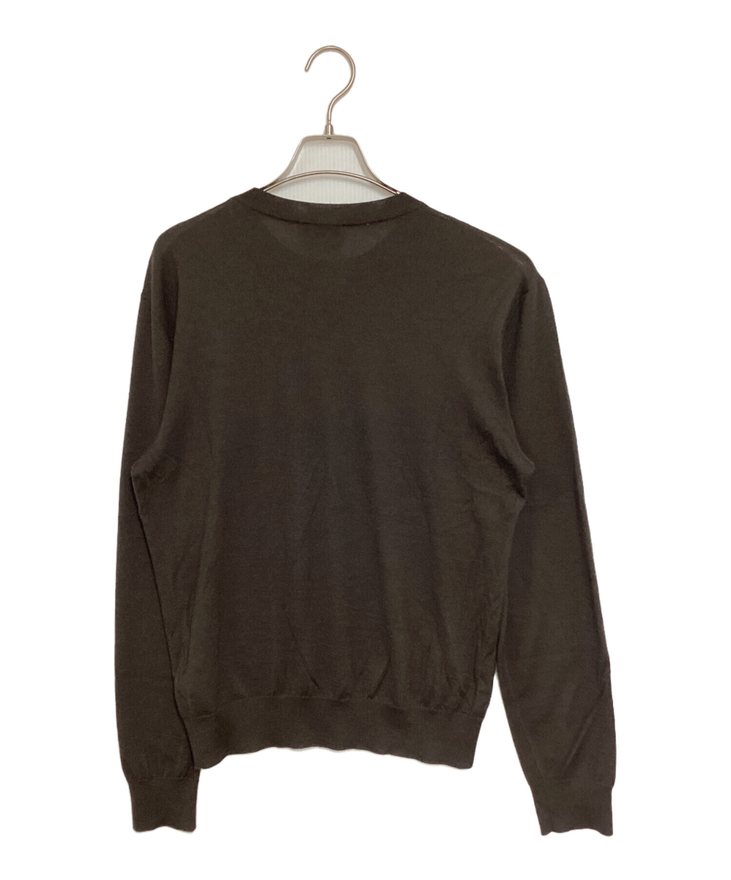 中古・古着通販】HERMES (エルメス) シルク混カシミヤニット カーキ