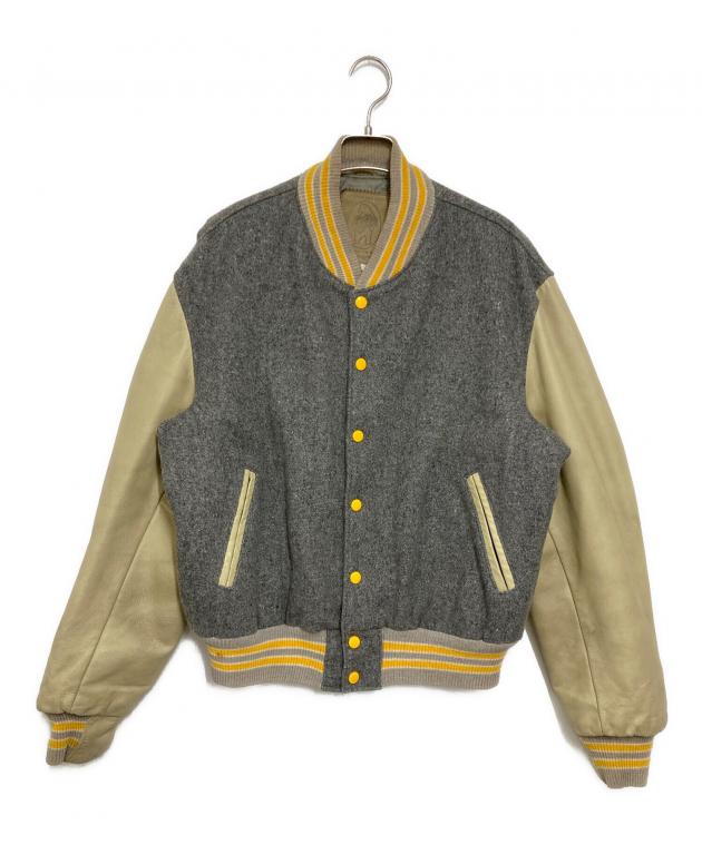 中古・古着通販】Golden Bear (ゴールデンベア) 袖レザースタジャン