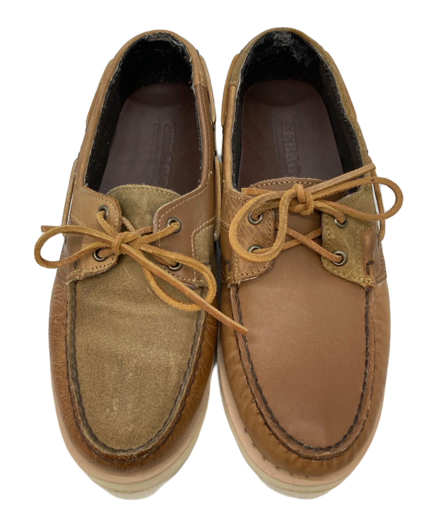 中古・古着通販】SEBAGO (セバゴ) デッキシューズ ブラウン サイズ:43