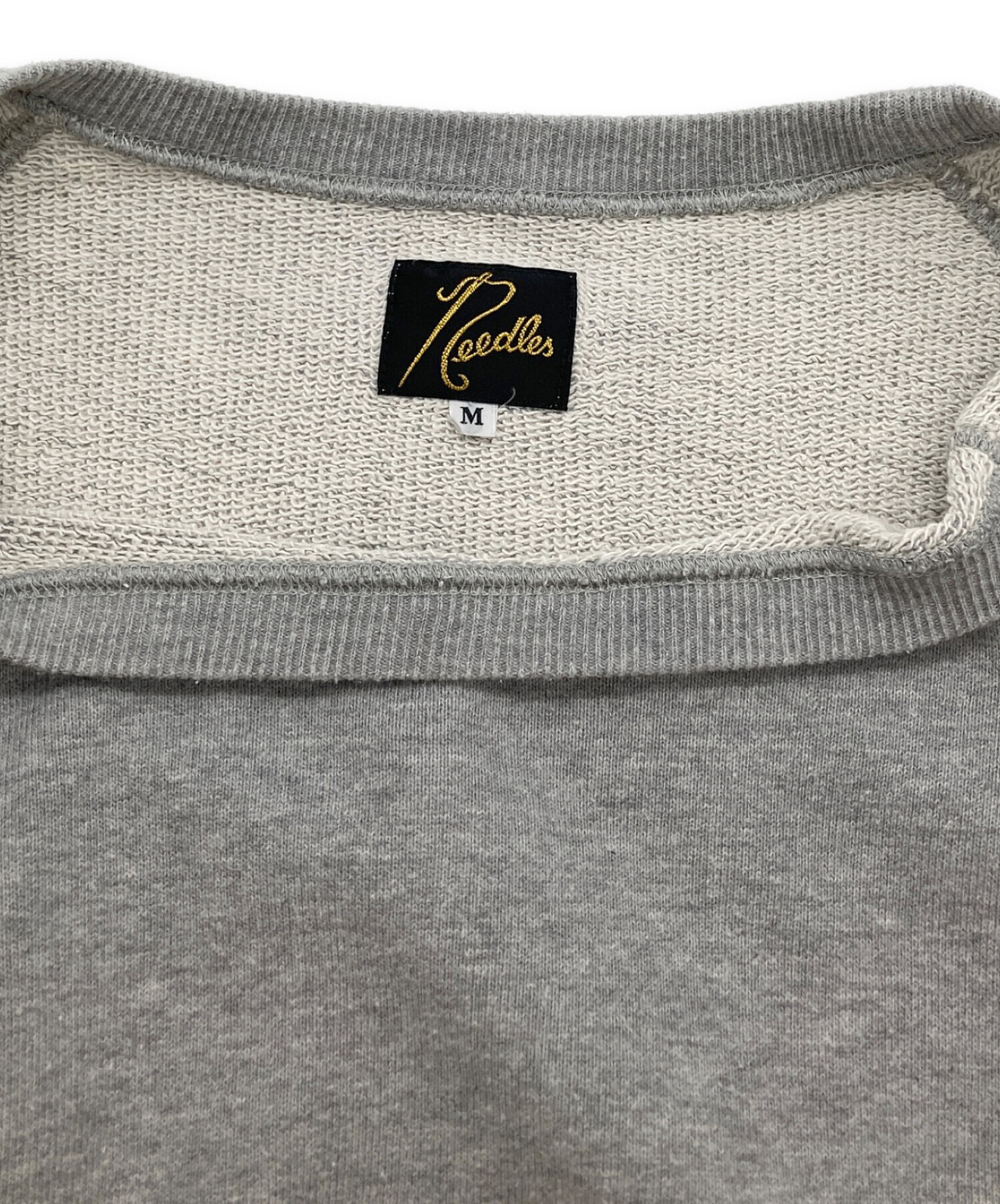 中古・古着通販】Needles (ニードルズ) クルーネックスウェット グレー