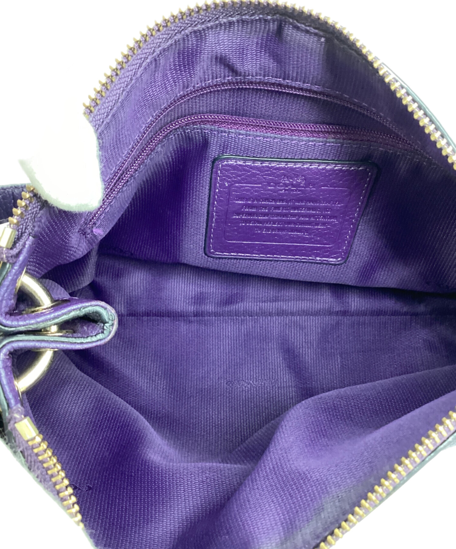 中古・古着通販】COACH (コーチ) ショルダーバッグ パープル｜ブランド