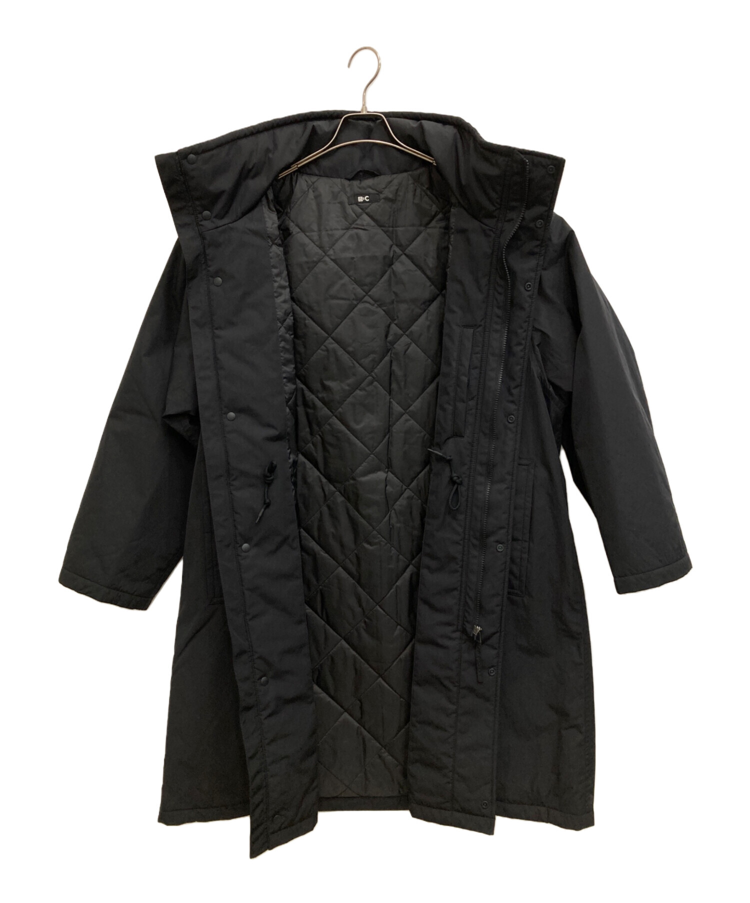 中古・古着通販】UNIQLO:C (ユニクロ:シー) フーデッドコート ブラック