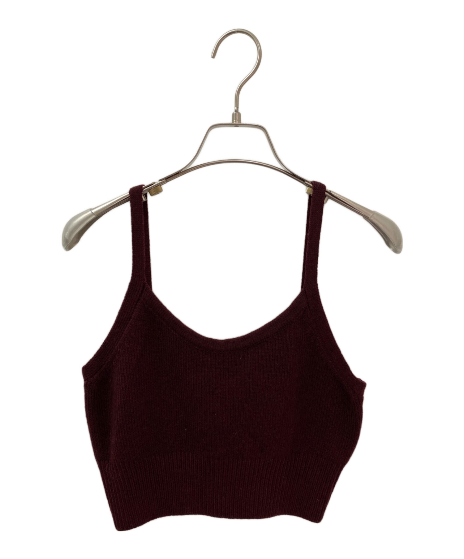 中古・古着通販】CLANE (クラネ) BUSTIER SET BOAT NECK KNIT CARDIGAN