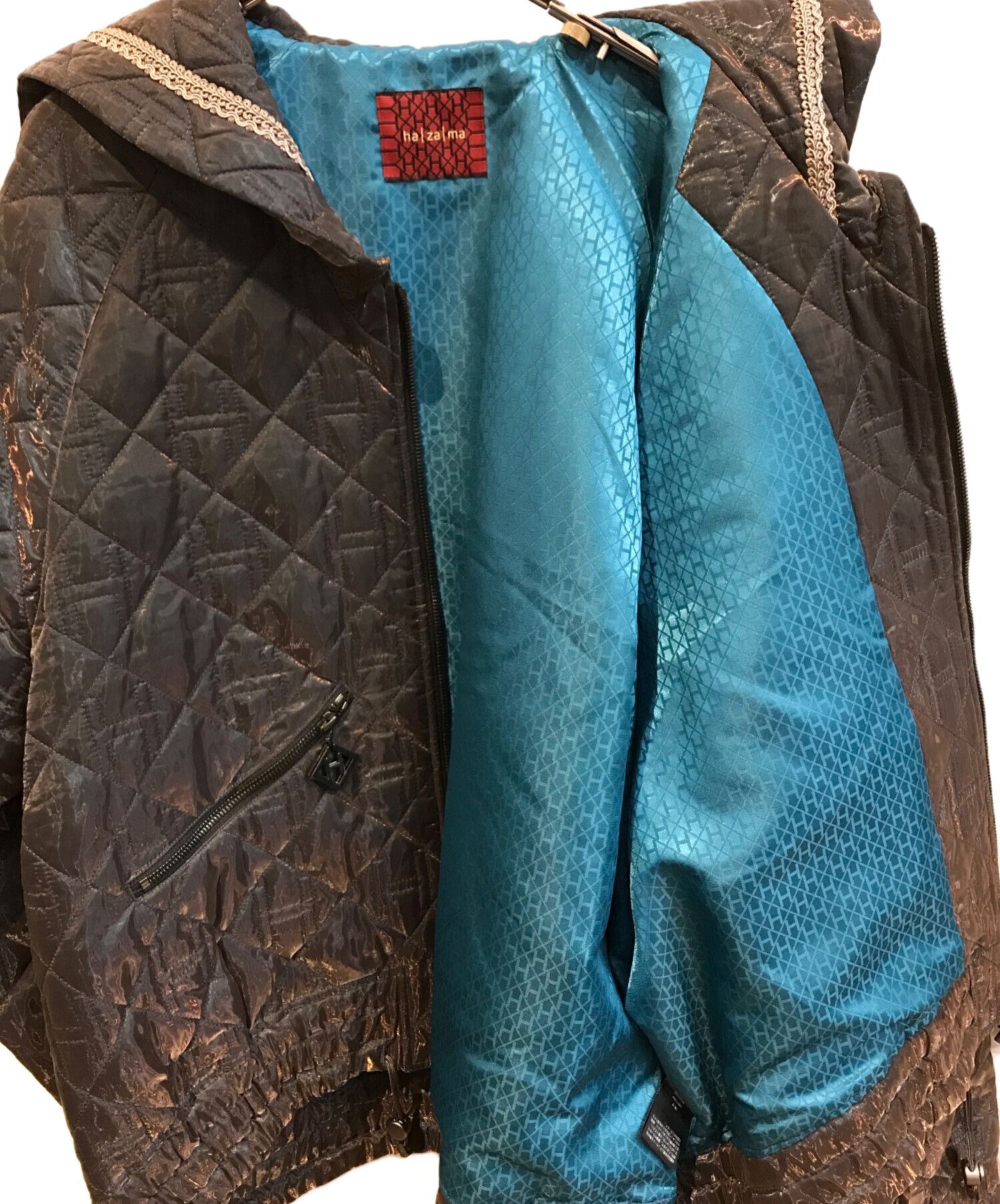 中古・古着通販】hazama (ハザマ) 夜空に駆ける透明彩度のキルティング