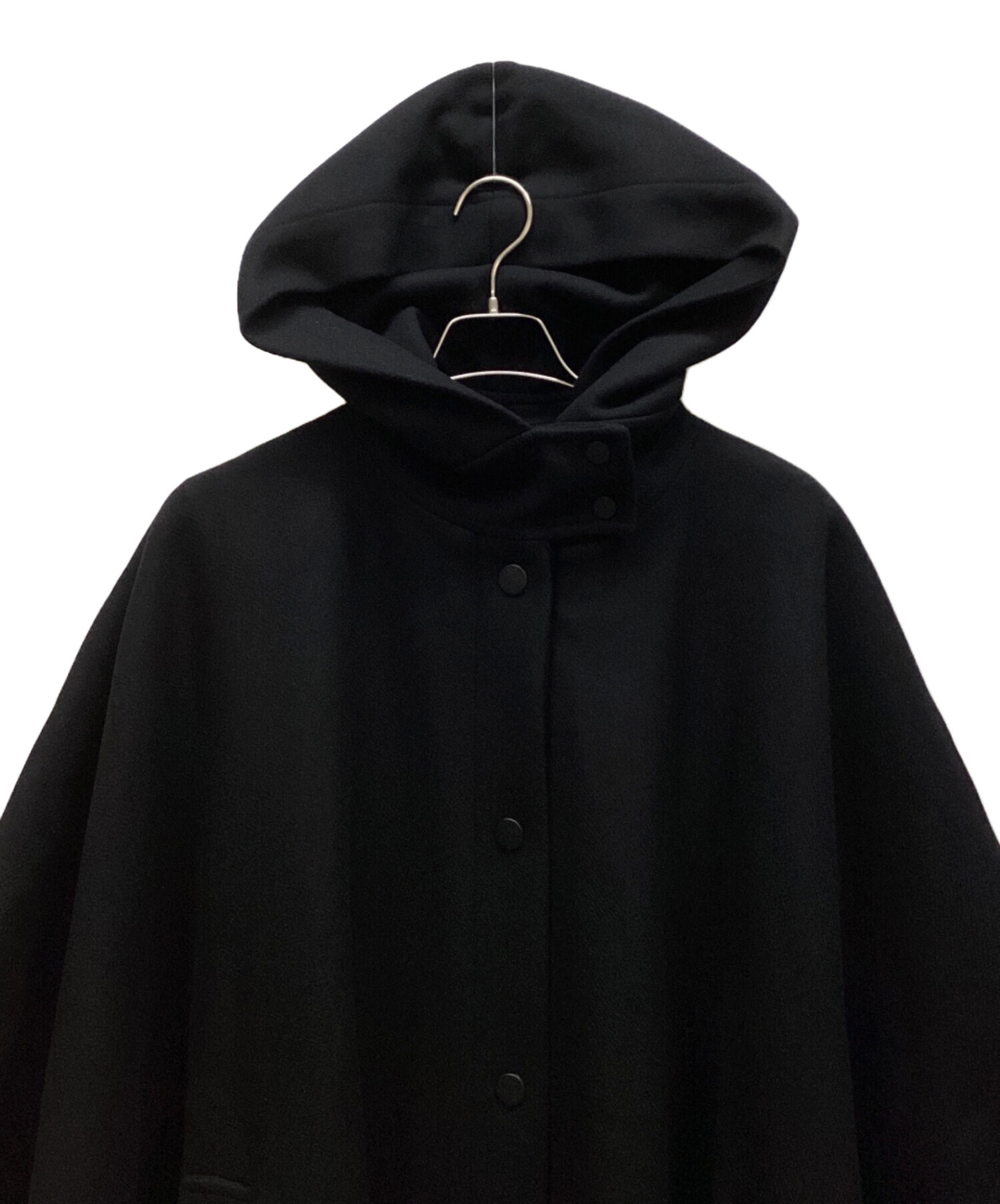 中古・古着通販】ZARA (ザラ) ケープポンチョ ブラック サイズ:M