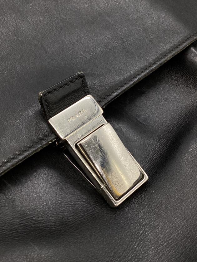 中古・古着通販】PRADA (プラダ) オールレザー ドクターズバッグ