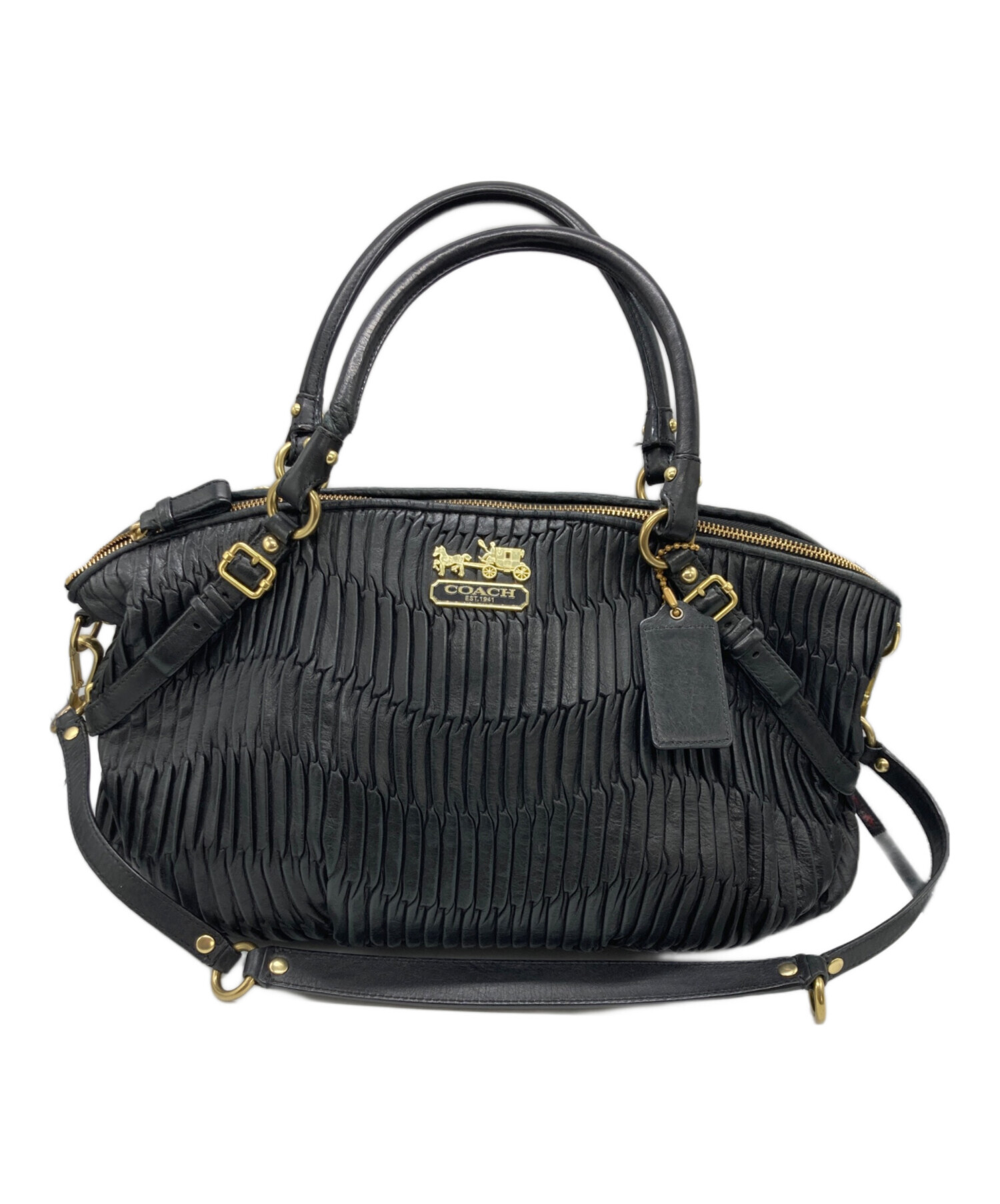 中古・古着通販】COACH (コーチ) マディソンギャザー 2WAY