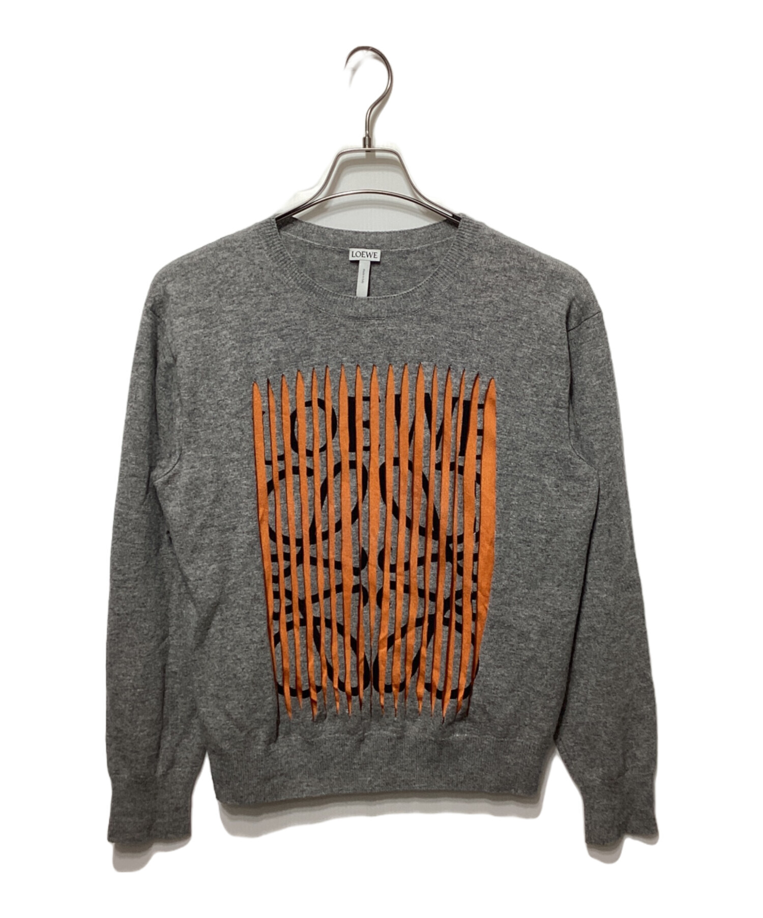 中古・古着通販】LOEWE (ロエベ) ロゴメッシュデザインカシミヤニット