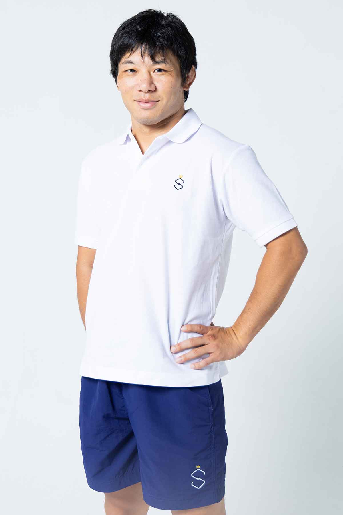 YUTAKA SAITO S-CAGE POLO／斎藤裕 Sケージ ポロシャツ（白） VENUM