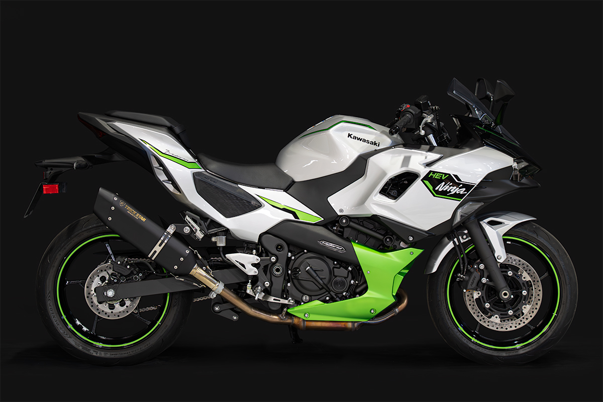 トリックスター / Ninja 7 hybrid 政府認証スリップオンマフラーIKAZUCHI