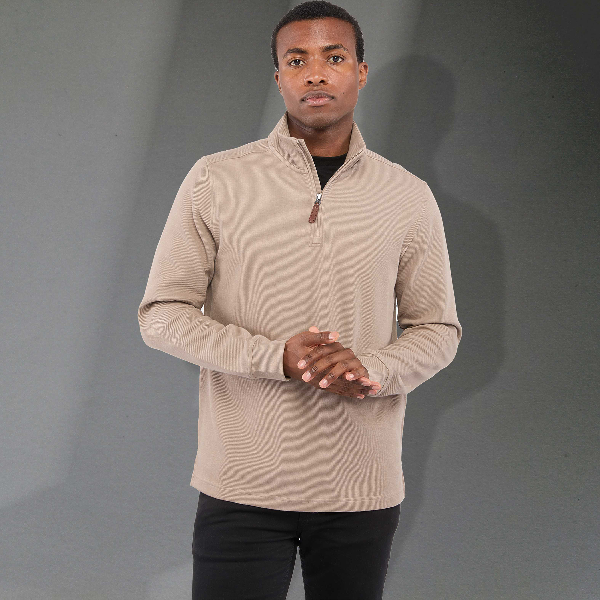 HUDSON Eco Knit Quarter Zip - Men's | Trimark Sportswear