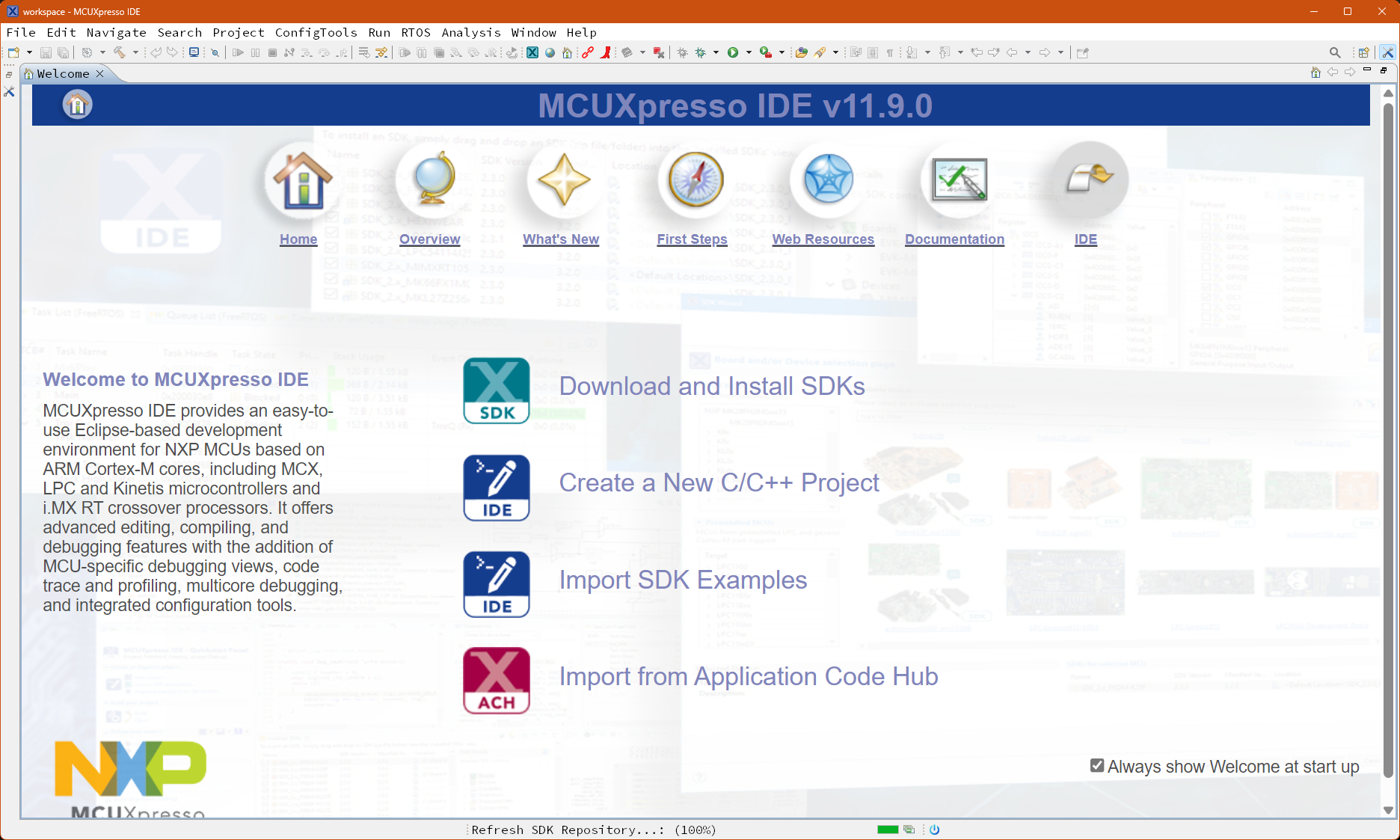 4. SDKのインストール — MCXN94 v1.0.1 ドキュメント