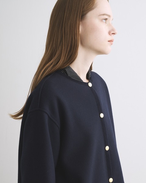 ARKLEY A-LINE LONG W-FACE JERSEY アークリー Aライン ロング W