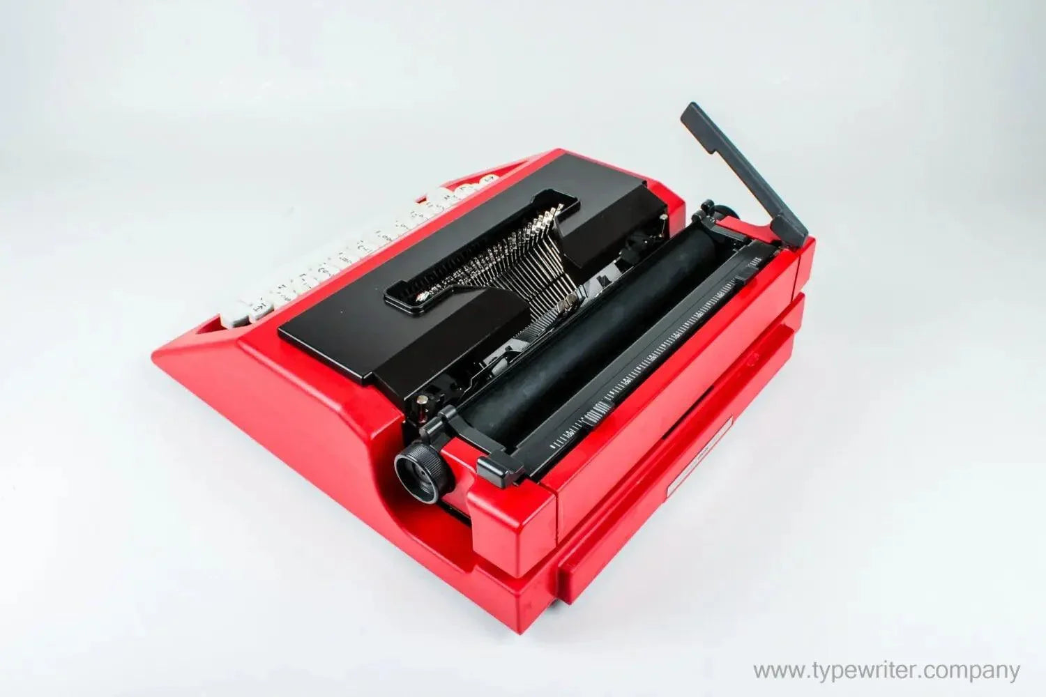 Olivetti Lettera 40/42 Red & Black, Vintage Manual Typewriter