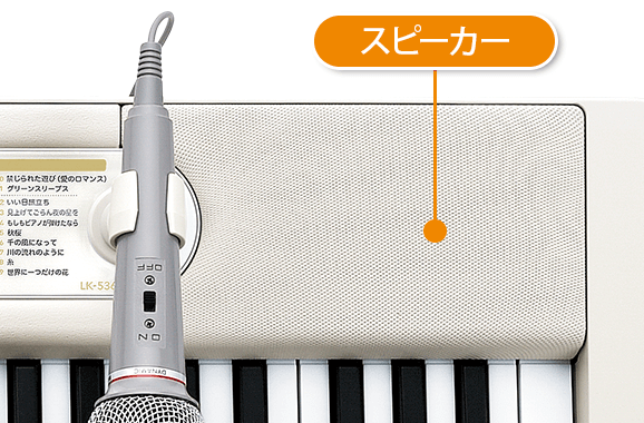 公式】ユーキャンの通販ショップ カシオ 楽らくキーボード LK-536