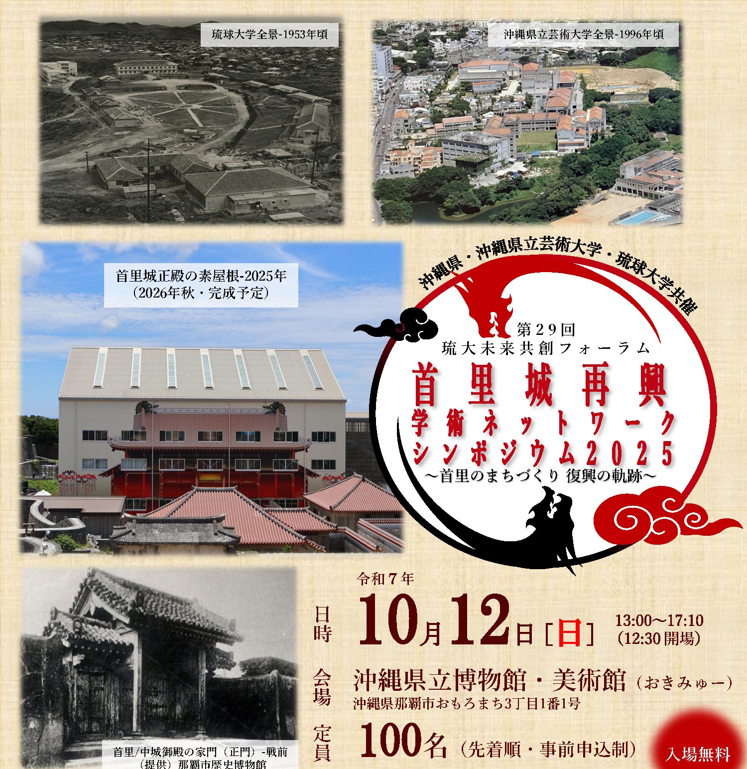 第29回琉大未来共創フォーラム 首里城再興学術ネットワーク