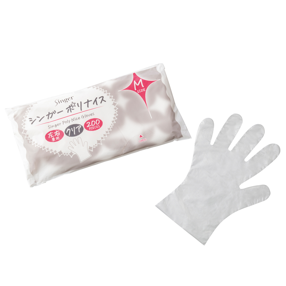 シンガーポリナイス（クリア袋入）｜ポリエチレン｜製品案内｜手袋