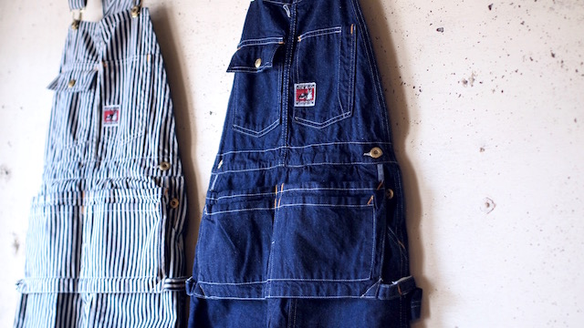 TCB jeans] HANDYMAN PANTS, Hickory / エプロン付きオーバーオール