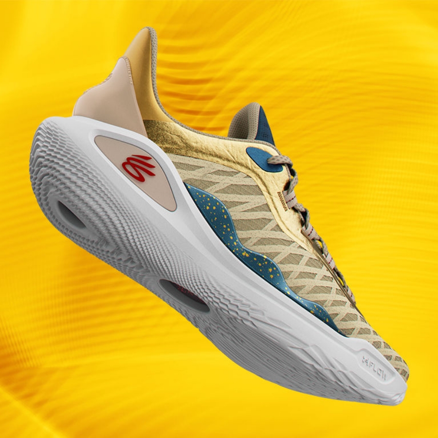 アンダーアーマー Curry 11 DUB バスケットボールシューズ 青/黄