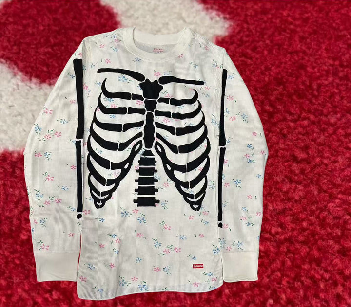 Supreme Hanes Bones Thermal Crew White FW25 – UniqueHype