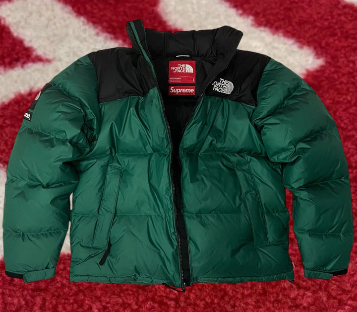 Supreme The North Face Nuptse Jacket Green FW24 – UniqueHype