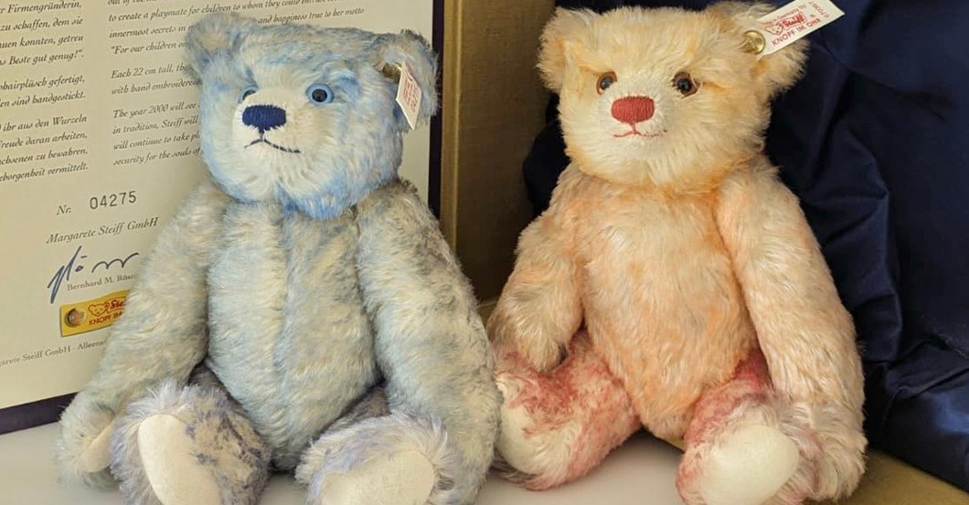 Für Sammler: Die Steiff-Bären „Hello 2000 Good-Bye 1999“