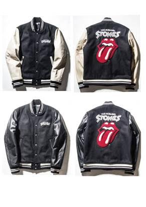 The Rolling Stones×JACKROSE VINTAGEより 新作の袖レザースタジャンの