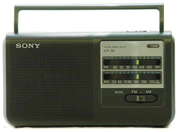 Sony ICF-38 AM FM Radio