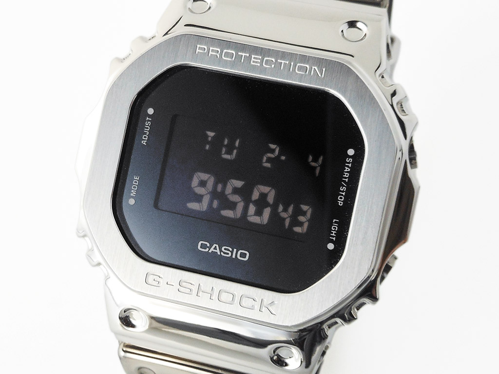 G-SHOCK＞GM-5600YM-8JF/FINE METALLIC SERIES/SILVER | 静岡の宝石