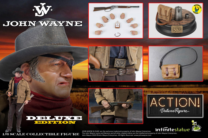 Kaustic Plastik and Infinite Statue】78476 John Wayne Official 1/6