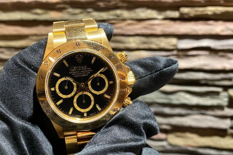 COMING SOON!!】 逆6！初期バックル！金無垢デイトナ！ 16528 N番