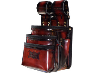 ニックス ADV-301DDX-R ガラス革腰袋(レッド) ウエダ金物【公式サイト】